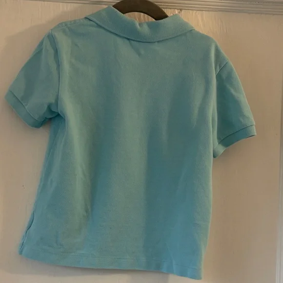 Lacoste Kids Pique Polo Duo in Light Blue & Light Green - Picture 5 of 8